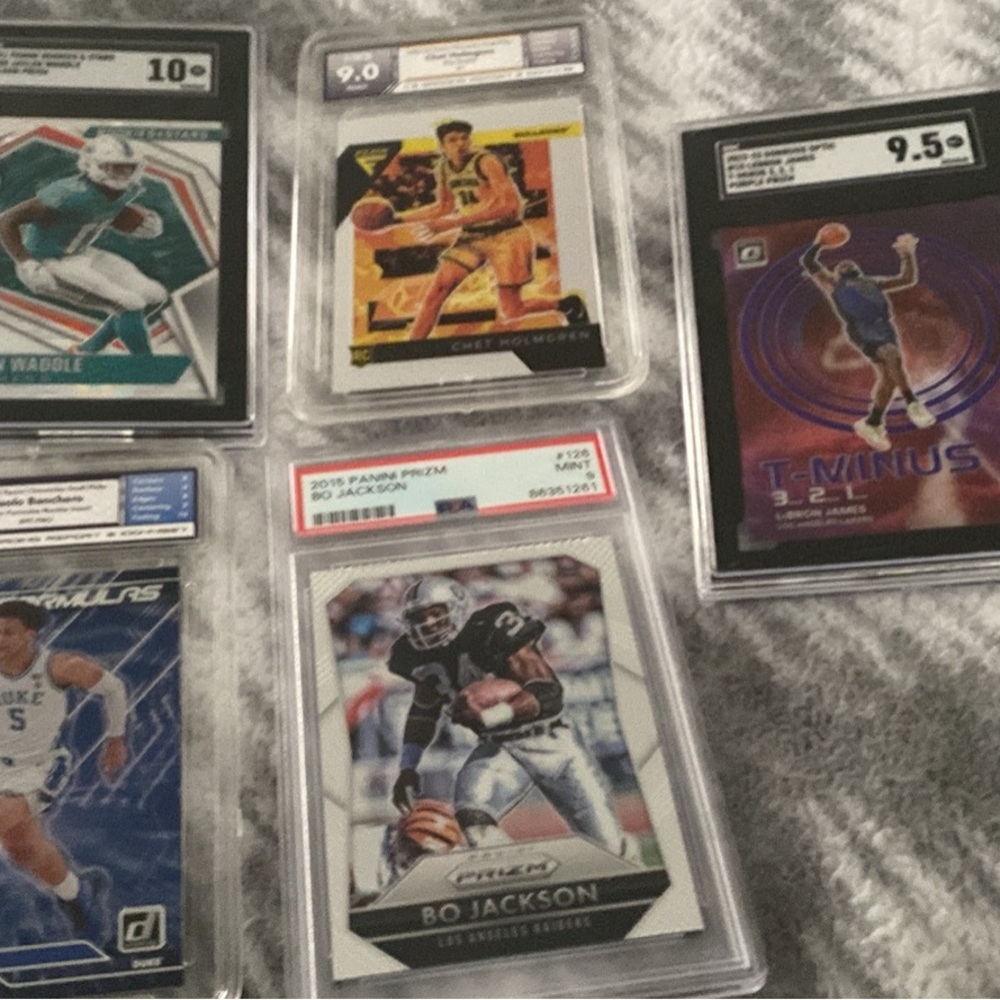 5 graded slabs. 100.00